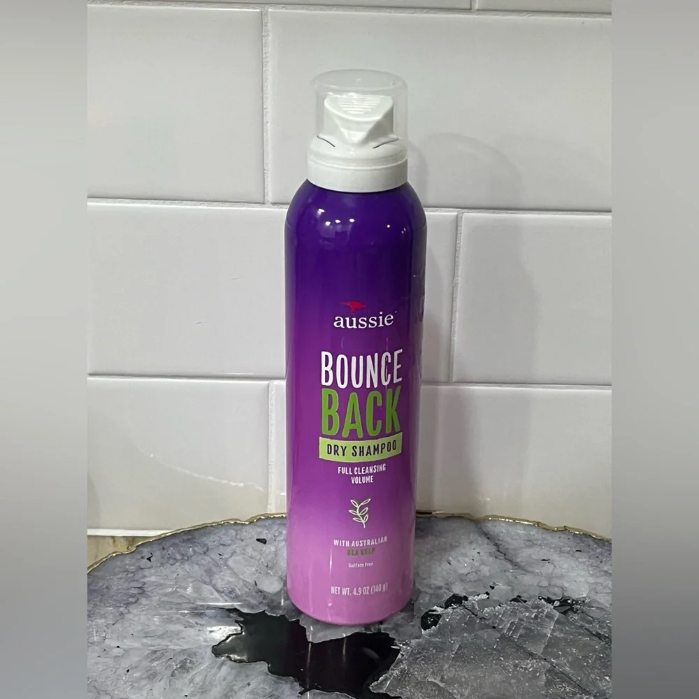 Lot of 2 Aussie BOUNCE BACK Dry Shampoo w/ Sea Kelp Full Cleansing Volume 4.9 oz